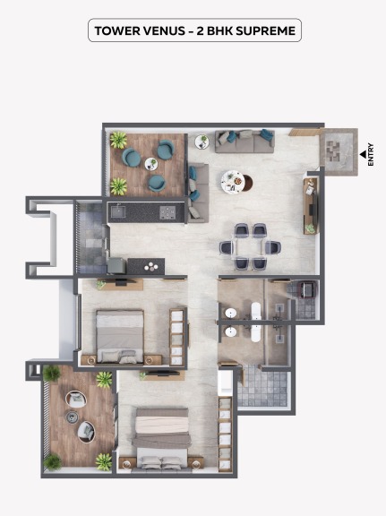 2 Bhk Supreme