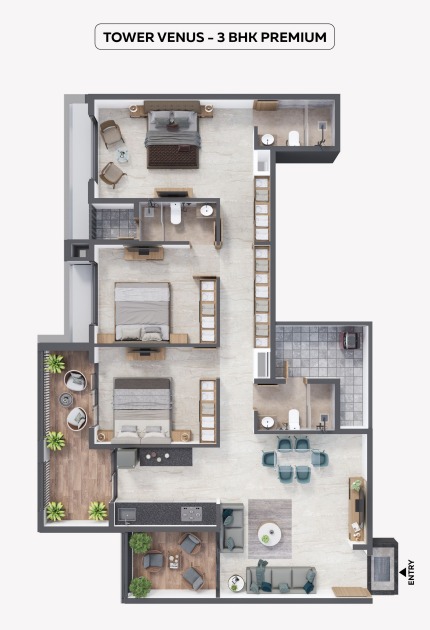 3 Bhk Premium